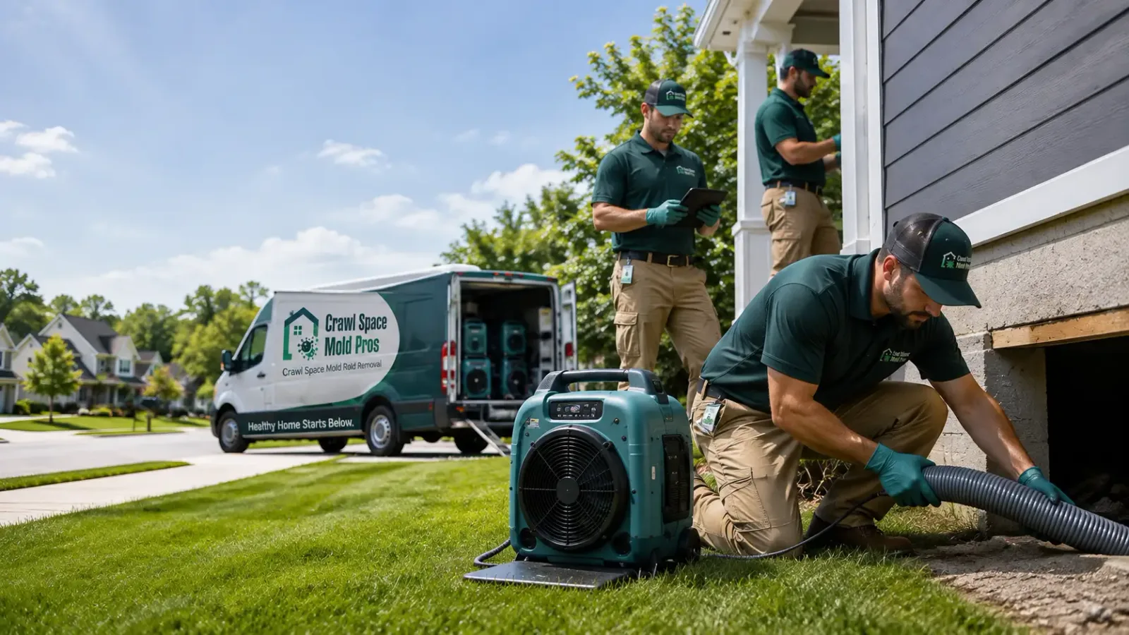 Crawl Space Mold Removal in Oak Hill, FL